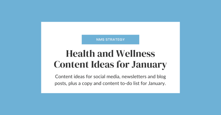 Health and Wellness Content Ideas